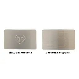 Металева пластина для зберігання сід-фрази Tether Mini Plate 55×90 мм (1 шт) - мініатюра 4