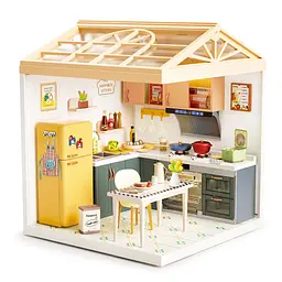 Конструктор-румбокс Кухня Mini House 8005-MH серії Інтер'єр, зі світлом - мініатюра 2
