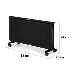 Конвекційний обігрівач Klarstein Hot Spot Slimcurve Double Wave (10035062) - мініатюра 6