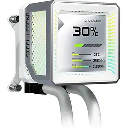 СВО ASRock Steel Legend 360 LCD White (Steel Legend 360 LCD) - мініатюра 9