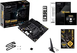 Материнcька плата TUF GAMING B550M-PLUS WIFI II sAM4 B550 4xDDR4 M.2 HDMI DP Wi-Fi BT mATX Asus teh0019021 - мініатюра 3