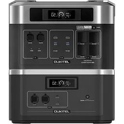 Зарядна станція Oukitel на 4096 Wh: зарядна станція BP2000E PRO (2048Wh/ 3600W) та додаткова батарея B2000 (2048Wh)