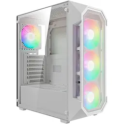 Корпус GAMDIAS AURA GC1 ELITE WH ARGB White (4711514500608) - мініатюра 1