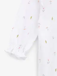 Комбінезон з шапочкою для дівчинки Field flowers 900510 62 см Білий (4821184612898) - мініатюра 4