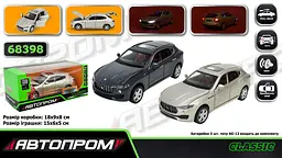 
Машинка металева Maserati Levante SUV 1:32 АВТОПРОМ світло звук двері 68398 - мініатюра 6