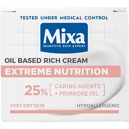 Живильний крем Mixa Anti-dryness догляд для дуже сухої чутливої шкіри обличчя 50 мл (D3326200) - мініатюра 2