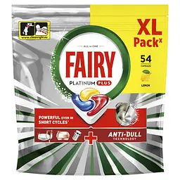 Таблетки для посудомийних машин Fairy Platinum Plus All in One Lemon 54 шт. (8006530115490) - мініатюра 2