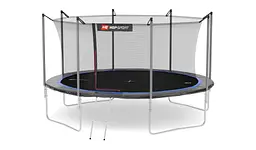 Батут Hop-Sport 14ft (427см) чорно-синій з внутрішньою сіткою - мініатюра 14