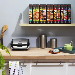 Tefal Мультимейкер Snack collection 700Вт, тефлон, 3 пластини, корпус-нержав.сталь/пластик, чорний - мініатюра 2