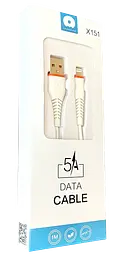 Кабель USB Lightning WUW X 151 color 1 m - мініатюра 4