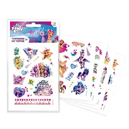 Набір дитячих тимчасових татуювань "My Little Pony" DoDo Toys 200437, 4 аркуші