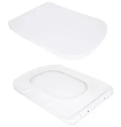 Унітаз підлоговий Qtap Tern Ultra Quiet з сидінням Slim Duroplast/ Soft-close/ Quick Release QT17226003AW - мініатюра 7