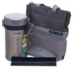 Набір для ланчу ZOJIRUSHI SL-NC09ST Steel - мініатюра 2