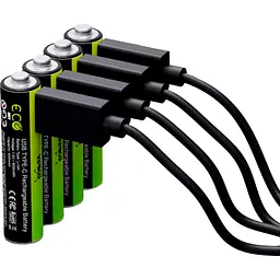 Акумулятор Verico AAA USB Type-C 600mAh 1.5V Li-ion * 4 (LoopEnergy) (1UDBT-A2WEBC-NN) - мініатюра 2