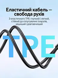 Кабель-перехідник для підключення гарнітури до ПК UGREEN AV140 0,2 м аудіосплітер гніздо 3,5 мм та два штекери 3,5 мм для окремих роз’ємів навушників і мікрофона лише Android CTIA без підтримки Apple Earbuds з позначками навушників і мікрофона на штекерах з гнучким кабелем з позолоченими роз’ємами чорний (20898) - мініатюра 4
