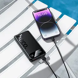 Зовнішній акумулятор Hoco J154 Victorious 10000mAh 22.5W Black [150867] - мініатюра 4