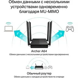Маршрутизатор TP-Link ARCHER A64 (ARCHER-A64) - мініатюра 5
