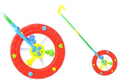 Іграшка каталка на паличці Колесо 9905, в пакеті р.23x23x7 см YG Toys