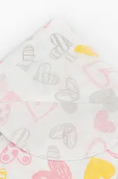 Пелюшка Dexter's дитяча з ситцю з принтом в сердечка - мініатюра 2