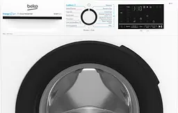 Пральна машина Beko фронтальна, 10кг, 1400, A+++, 58см, дисплей, інвертор, пара, білий - мініатюра 5