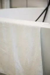 Килимок махровий Ecotton 50х70 см 650 гр./м рушник для ніг білий для ванної кімнати (20323) - мініатюра 3