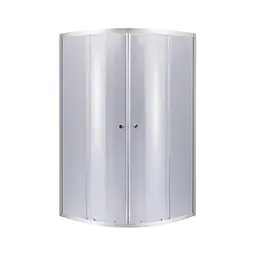 Душова кабіна Lidz Latwa SC90x90.SAT.MID.GR, скло тоноване 4 мм без піддону