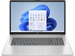 HP Ноутбук 17-cp3000ru 17.3" FHD IPS AG, AMD R7-7730U, 16GB, F1024GB, UMA, Win11, серебристый