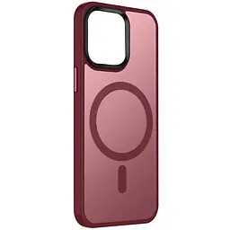 Чохол Ummi Colorful with MagSafe для Apple iPhone 15 Pro Max (6.7) Бордовий / Wine Red