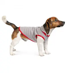 Жилет Pet Fashion Fleecy для собак, розмір XS, сіро-червоний - мініатюра 2