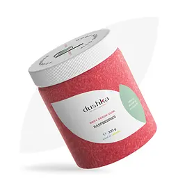 Скраб-жуйка для тіла Малина Dushka 330 г