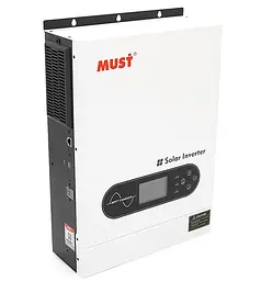 UPS ДБЖ гібридний інвертор MUST PV18-4024PREM-ECO 4000W, 24 V, заряд 60A, 170-280 V, MPPT (100 А, 60-360 Vdc)