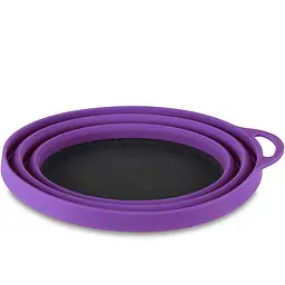 Тарілка Lifeventure Silicone Ellipse Bowl Фіолетовий - мініатюра 4