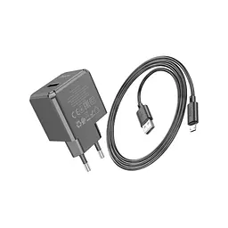 Зарядний пристрій HOCO CS11A Ocean USB + cable USB to Micro 5P 10.5W Black (6942007603584) - мініатюра 2