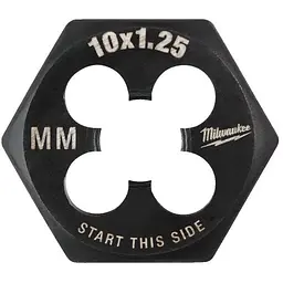 Плашка шестигранна MILWAUKEE, М10-1.25мм