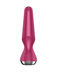Анальна смарт-вібропробка Satisfyer Plug-ilicious 2, Червоний - мініатюра 4