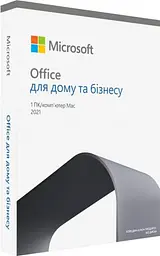 Програмне забезпечення MS Office Home and Business 2021 Ukrainian Central/Eastern Euro Only Medialess (T5D-03556) Microsoft