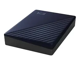 Зовнішній жорсткий диск WD портативний для макбуків My Passport for Mac 5 TB (WDBA2F0050BBL-WESN) синій - мініатюра 2