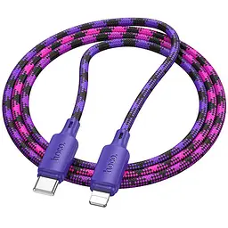 Дата кабель Hoco X116 Meridian Type-C to Lightning 27W (1m) Gradient Purple Mix - мініатюра 2