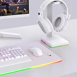 Комп'ютерна мишка Onikuma ігрова бездротова C105 з RGB підсвіткою 2.4GHz 600-3600 DPI 7 кнопок безшумна для ПК та ноутбука біла - мініатюра 8