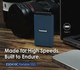 Портативний SSD Transcend 1TB USB 3.2 Gen 2x2 Type-C ESD410C R2000/W2000MB/s teh0014757 - мініатюра 4