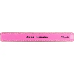 Лінійка 1 Вересня 30 см Неламайка кольорова (370477)