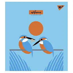 Набір зошитів Yes Avifauna А5 в клітинку 12 аркушів 10 шт. (766791) - мініатюра 3