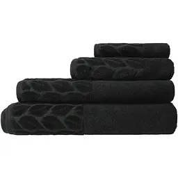 Рушник махровий Soho Leaves 30х50 см Graphite (30*50 Leaves Graphite) - мініатюра 3