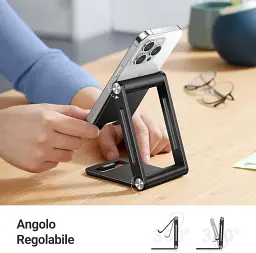 Тримач для телефона Ugreen LP263 Phone Holder with Roller Black (90459) - мініатюра 3
