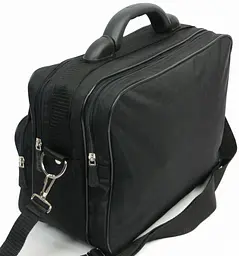 Чоловічий портфель тканини Wallaby 2653 Чорний - мініатюра 7