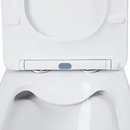 Унітаз-компакт Qtap Nando безободковий з сидінням Soft-close QT12221222AW - мініатюра 6