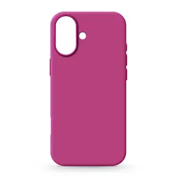 Силиконовый чехол для Apple iPhone 16, ICON2 Case, розовый, противоударный, панель, защита всего корпуса, матовая поверхность Soft Touch, выступает над дисплеем, совместим с защитными стеклами и пленками, с микрофиброй, ArmorStandart (ARM81299)