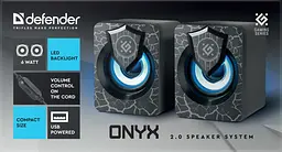 Акустика Defender 2.0 Onyx 6Вт USB Black (65038) - мініатюра 9