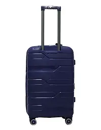 Валіза середня M поліпропілен Milano bag 0306 65×42×28см 56л Темно-синій - мініатюра 3
