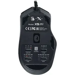 Миша A4Tech Bloody X5 Pro Black [64956] - мініатюра 3